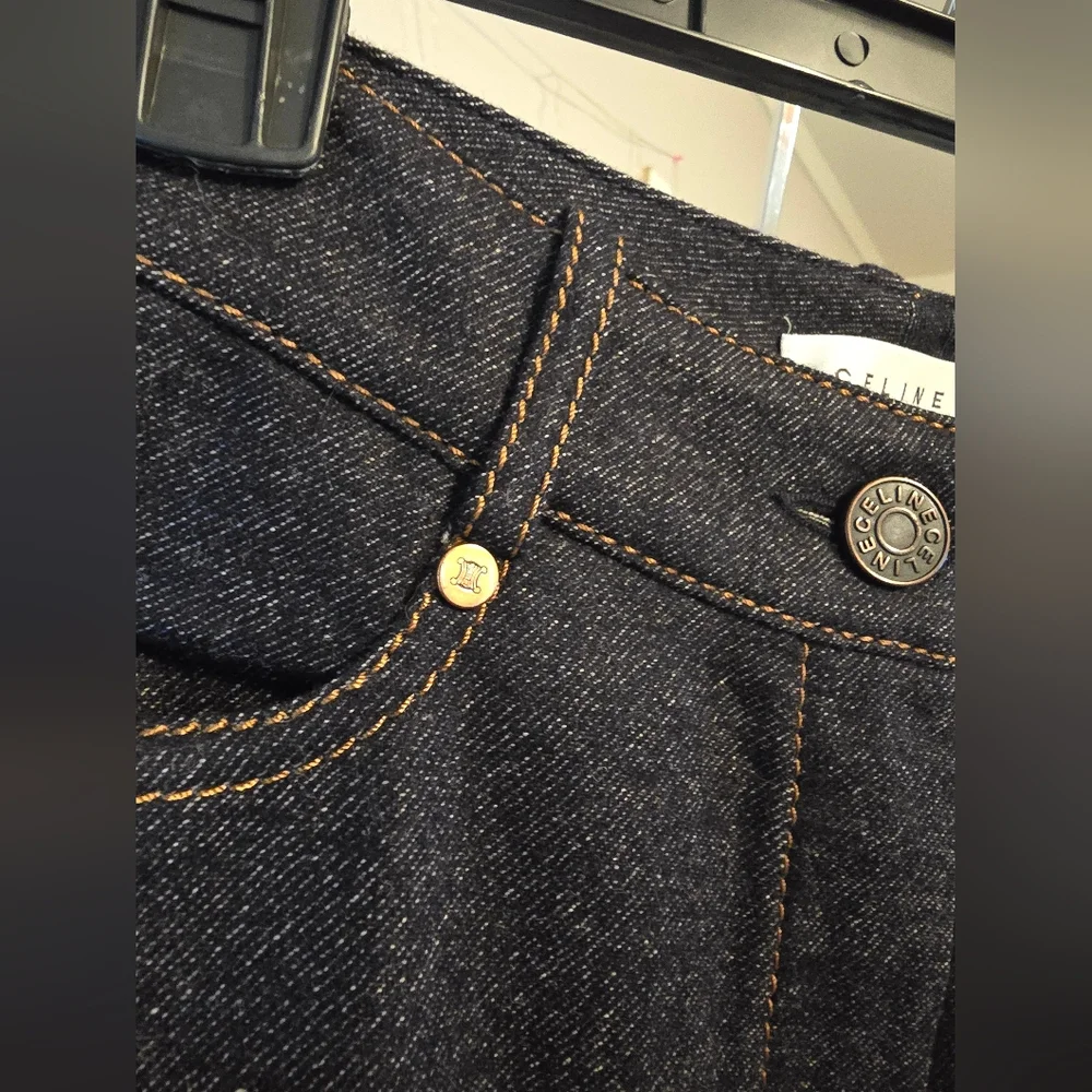 EUC Celine Wool Triomphe Flare Pants 34! - Picture 7 of 12